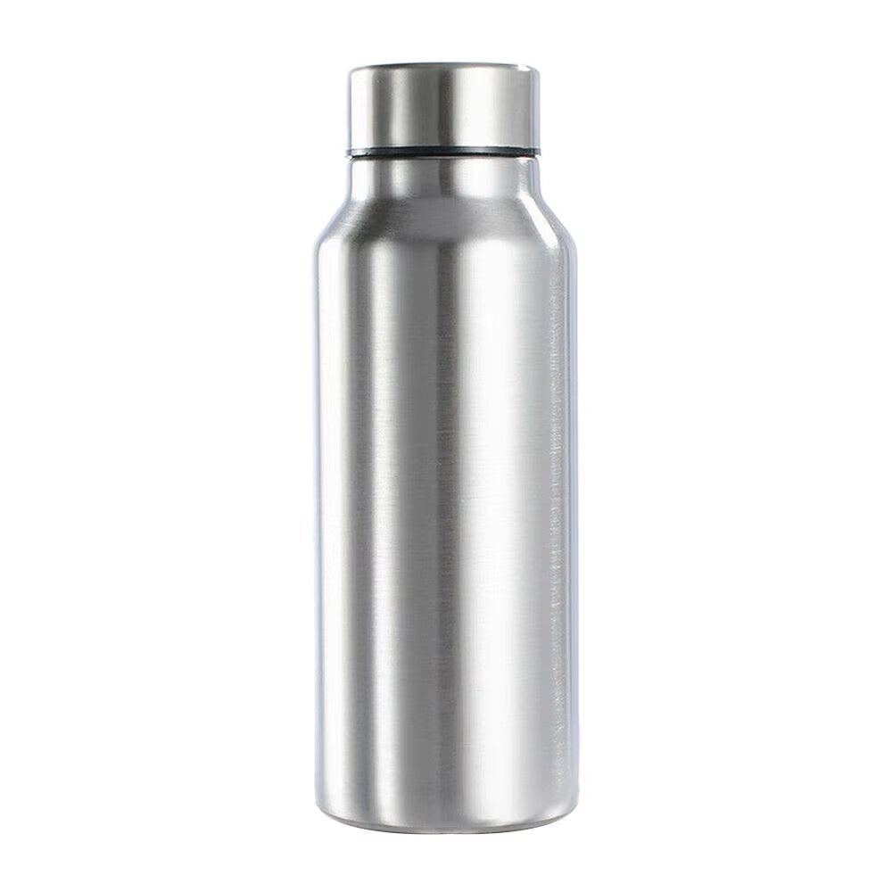 650Ml/1000Ml Stainless Steel Sport Water Bottle Single-Layer Rugged Water Cup Metal Flask Drinkware Camping Sports Gym
